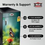 NEW LAUNCH 2026 Milan Aata Maker 1Hp Fully Automatic Domestic Aatachakki with Standard Accessories and Inside Auto LED Light...... (Spring Aura) - Image 3