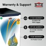 Milan Aata Maker 1Hp Fully Automatic Domestic Aatachakki with Standard Accessories and Inside Auto LED Light (Colourfull Leaf)… - Image 2