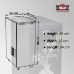 Milan Aata Maker 1Hp Fully Automatic Domestic Aatachakki with Inbuilt Vaccume and Inside Auto LED Light (Pot Flower) - Image 3